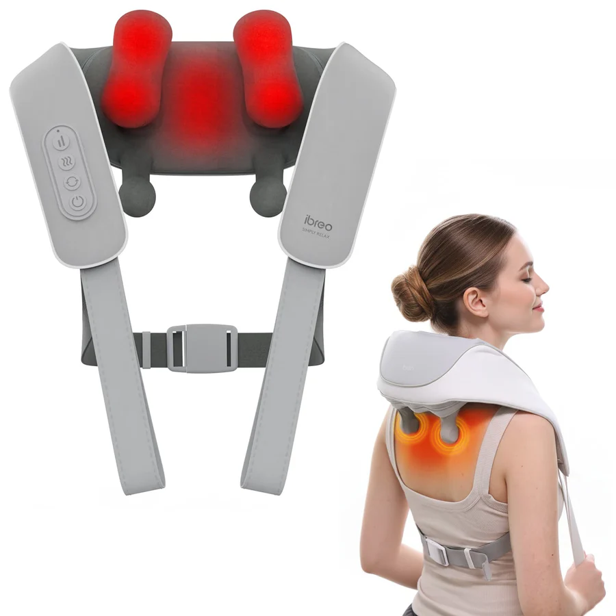 ibreo Shiatsu Neck and Back Massager with Heat