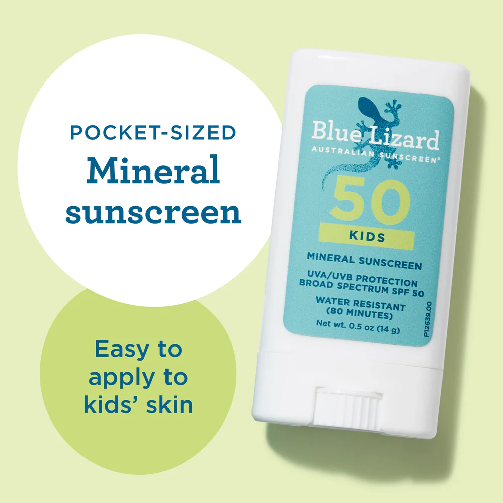 Blue Lizard Kids mineral sunscreen stick SPF 50