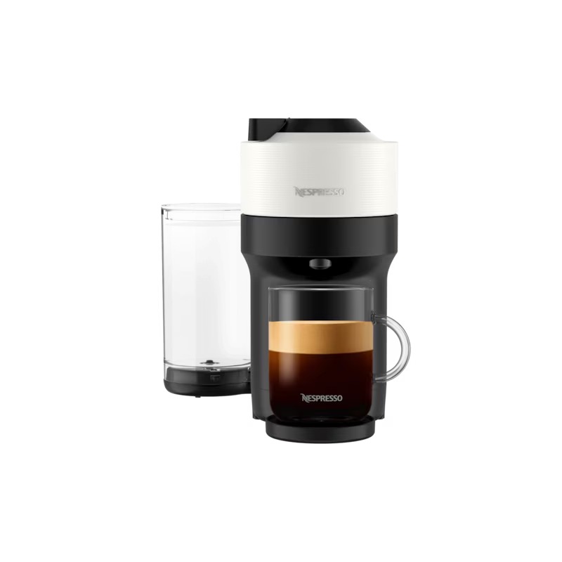 Nespresso Vertuo Pop+ coffee and espresso machine in white
